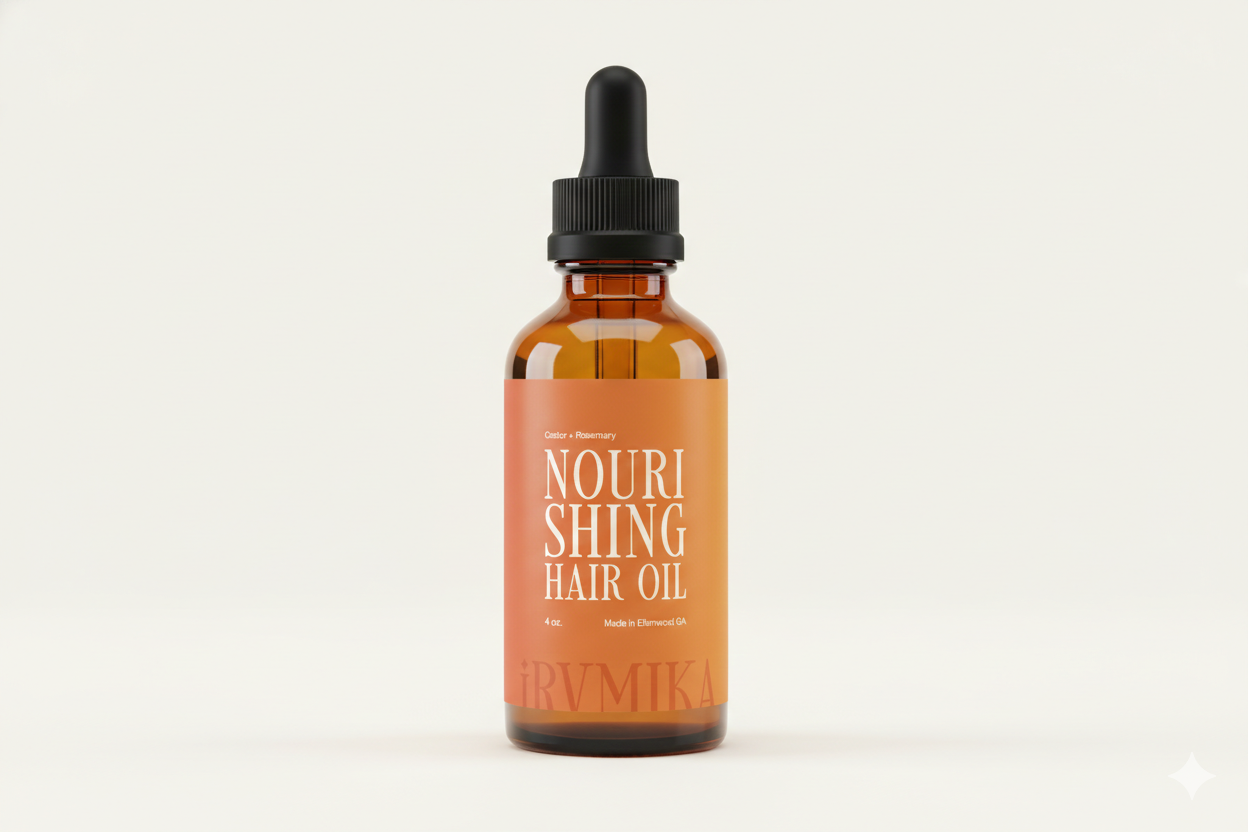 Castor + Rosemary Nourishing Hair Oil