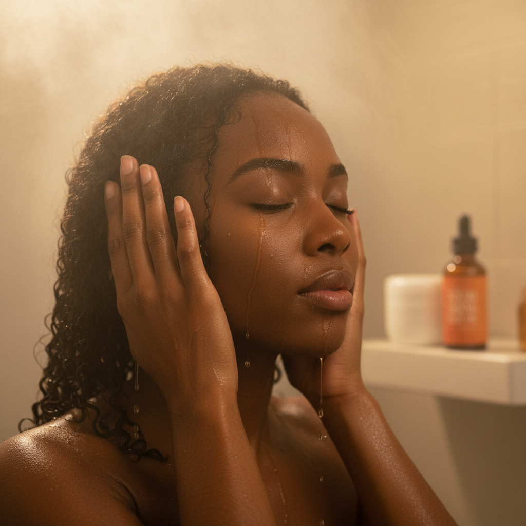 Hair Oil Lifestyle Shot