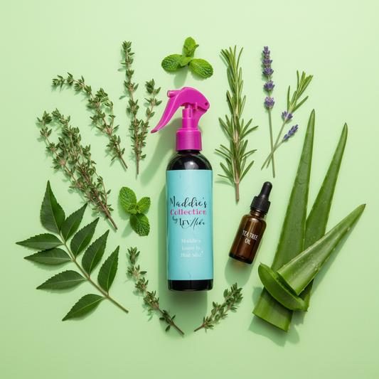 Maddie's Hair Mist Flat Lay